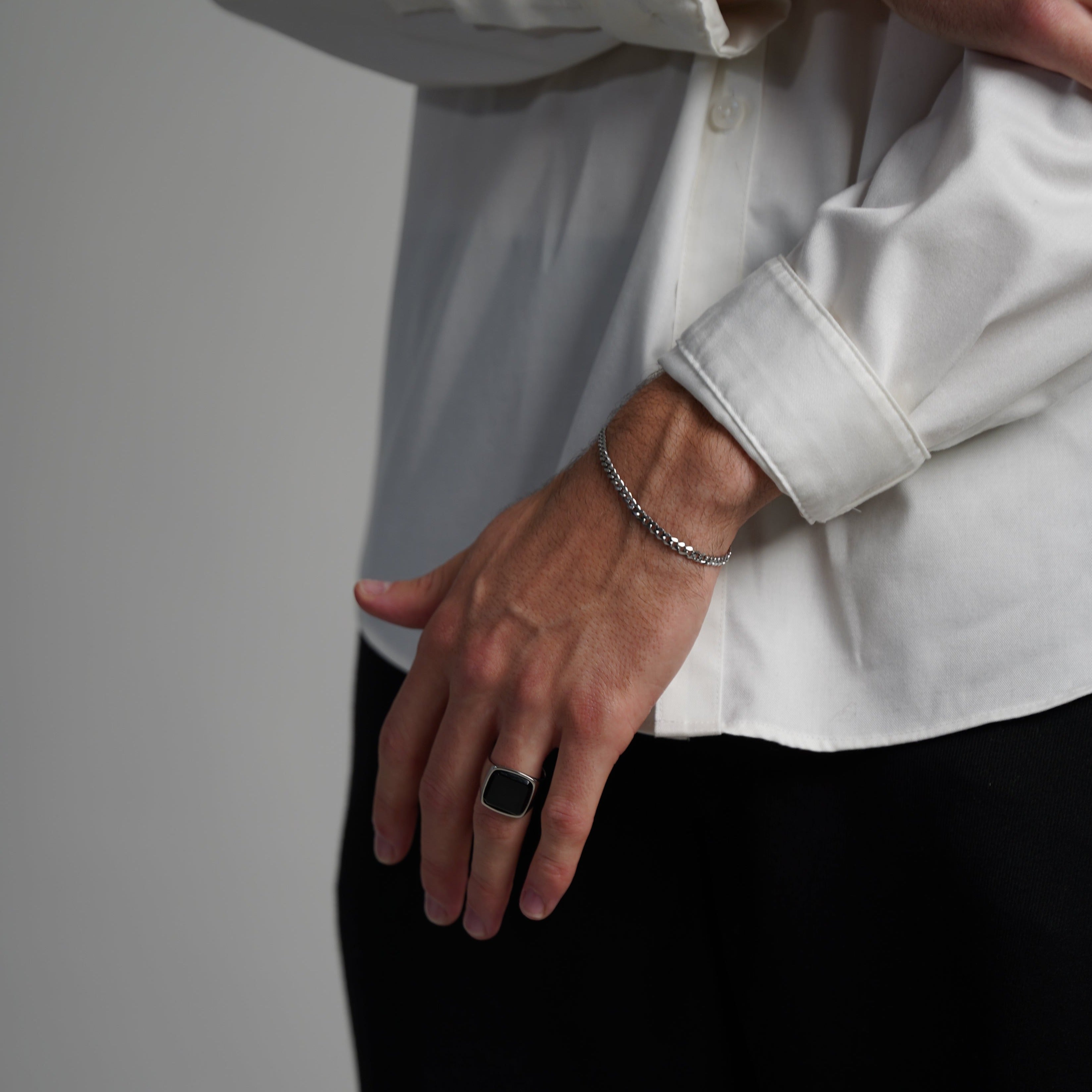 Minimal Sequence armbånd - Sølvtonet