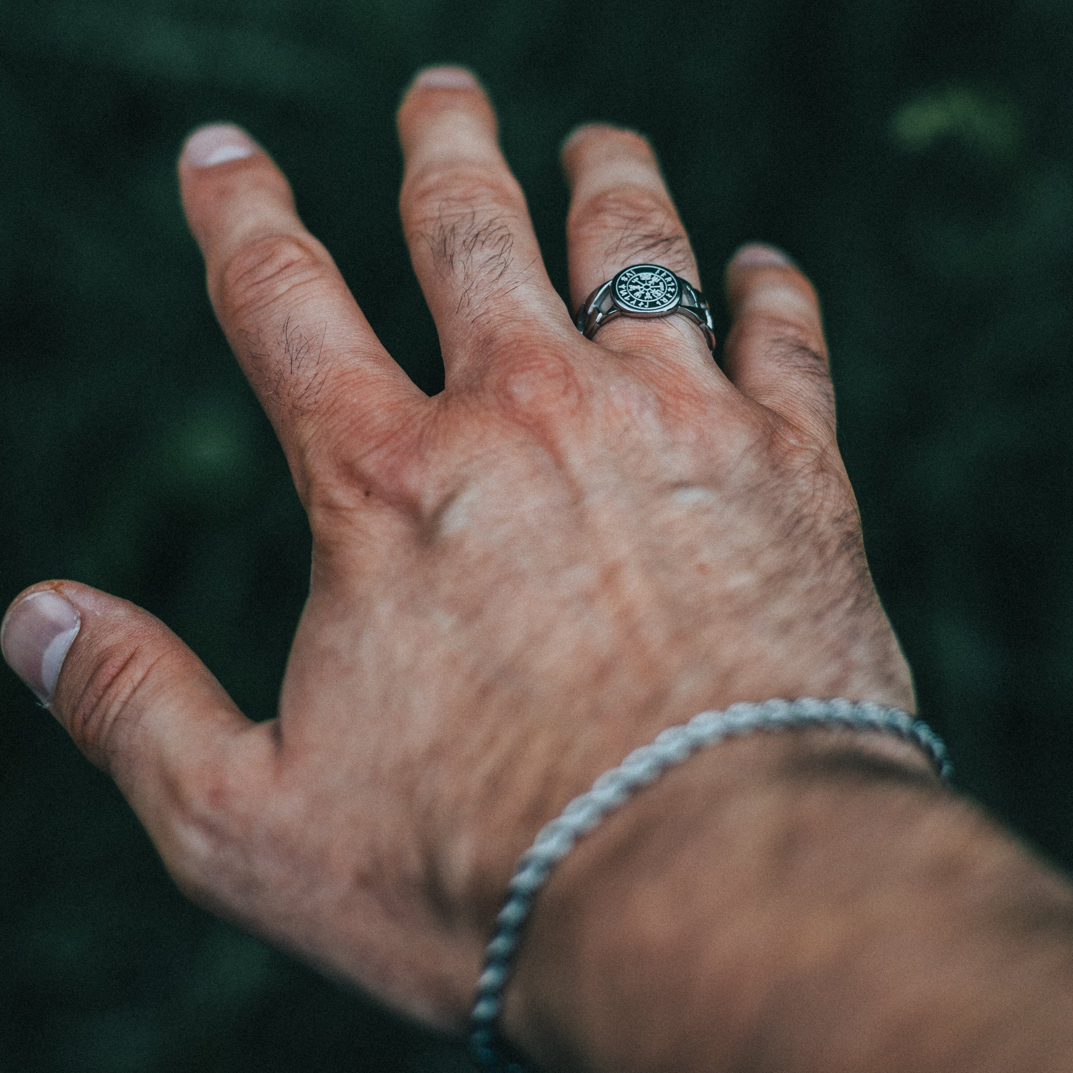 Rope armbånd - Sølvtonet