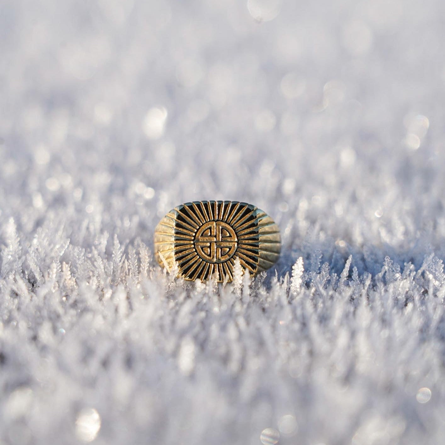 Knot Signature - Guldtonet ring