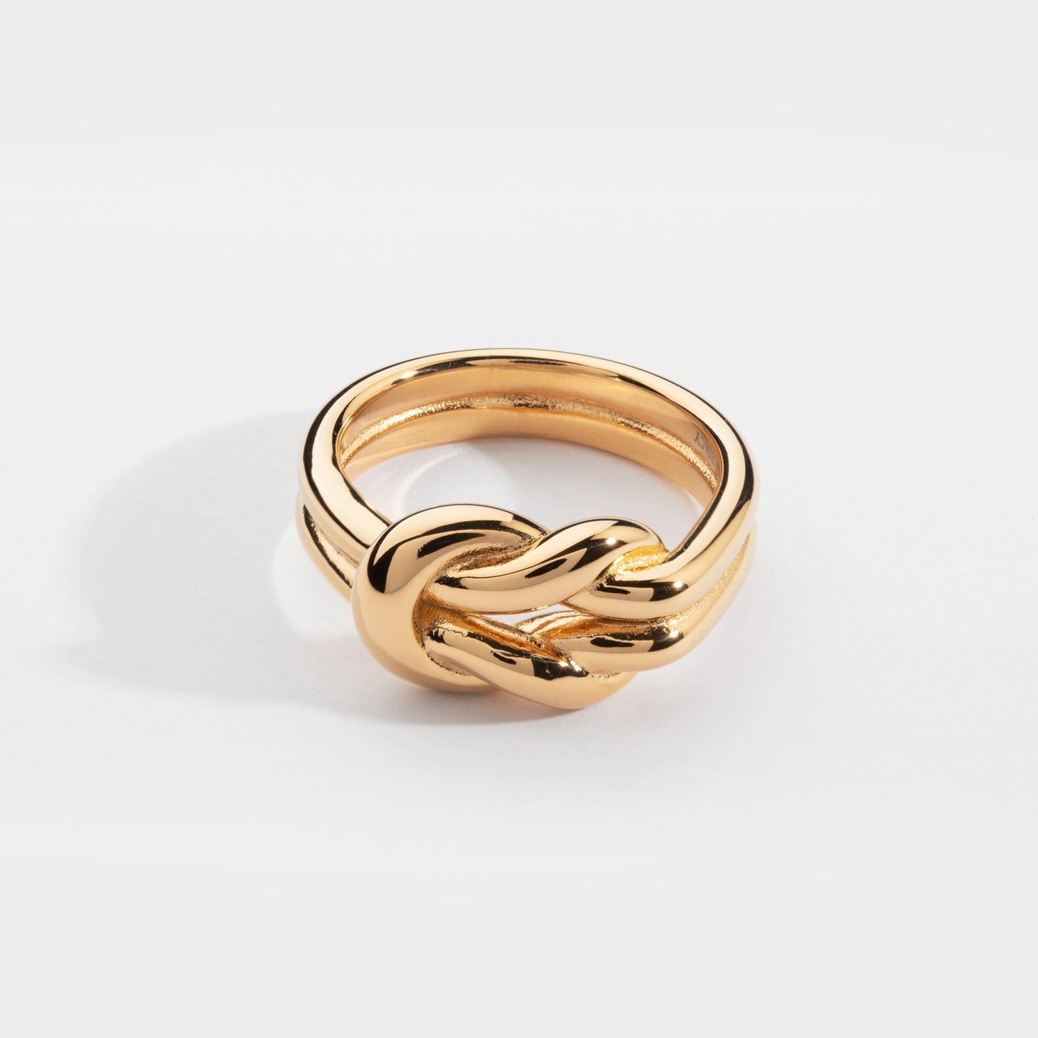 Perpetual band ring - Guldtonet