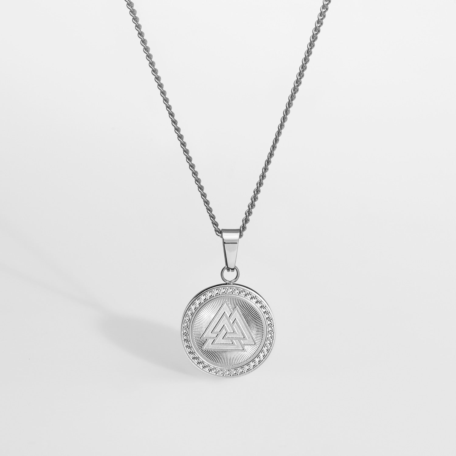 Valknut Signature halskæde - Sølvtonet