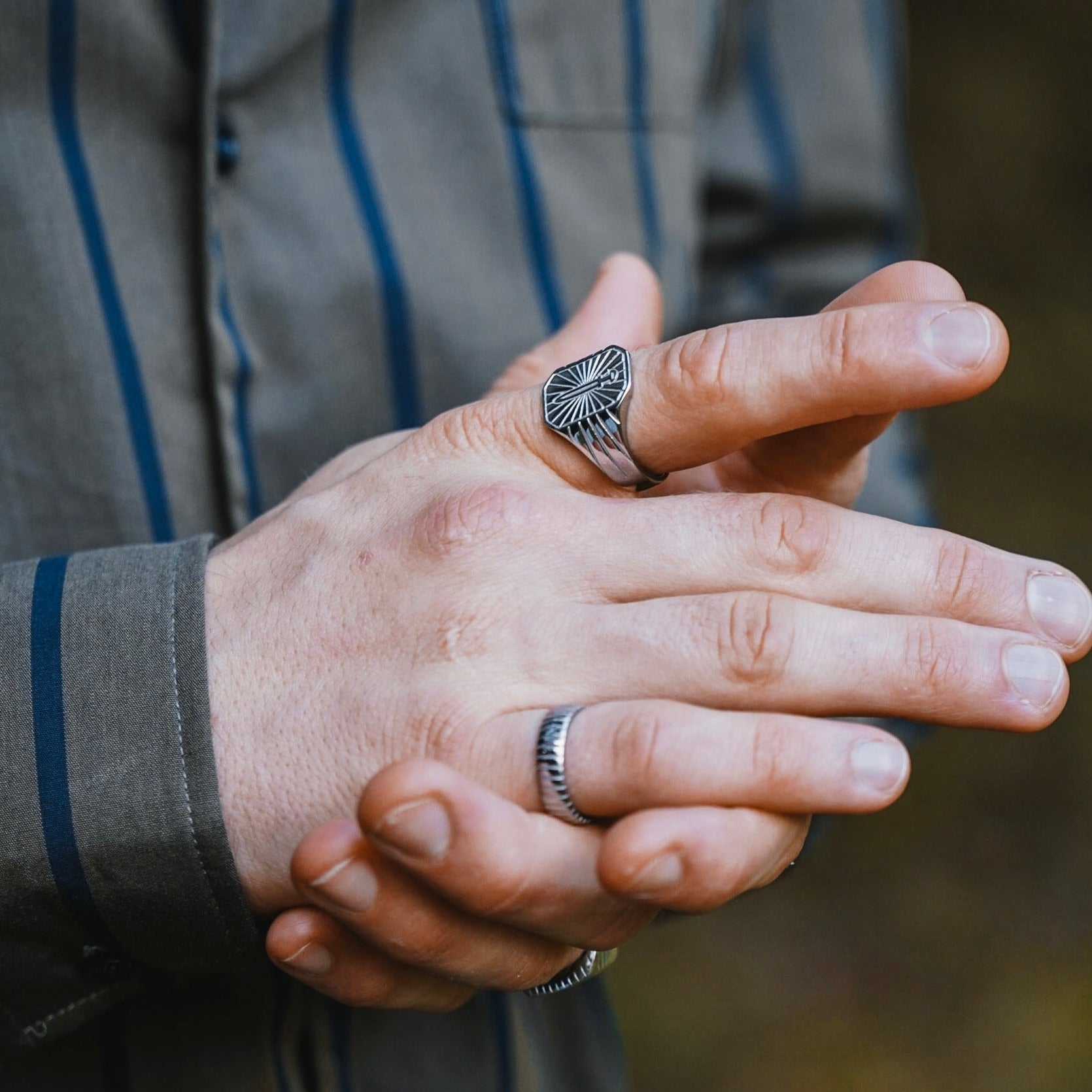 Gungnir Signature - Sølvtonet ring