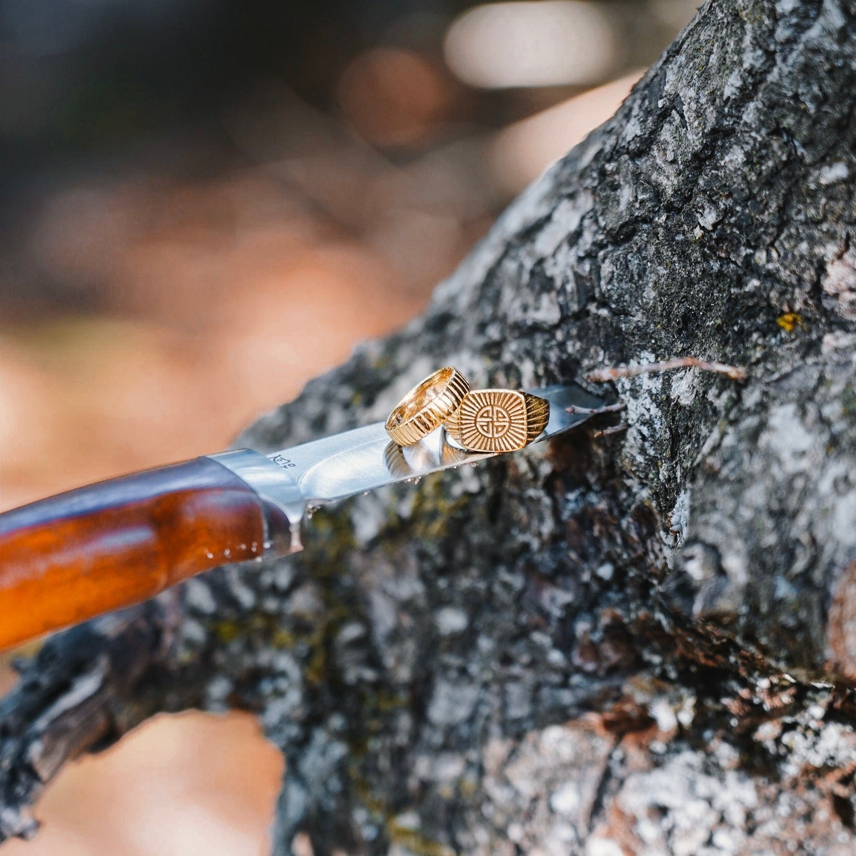 Siempre Cut band - Guldtonet ring