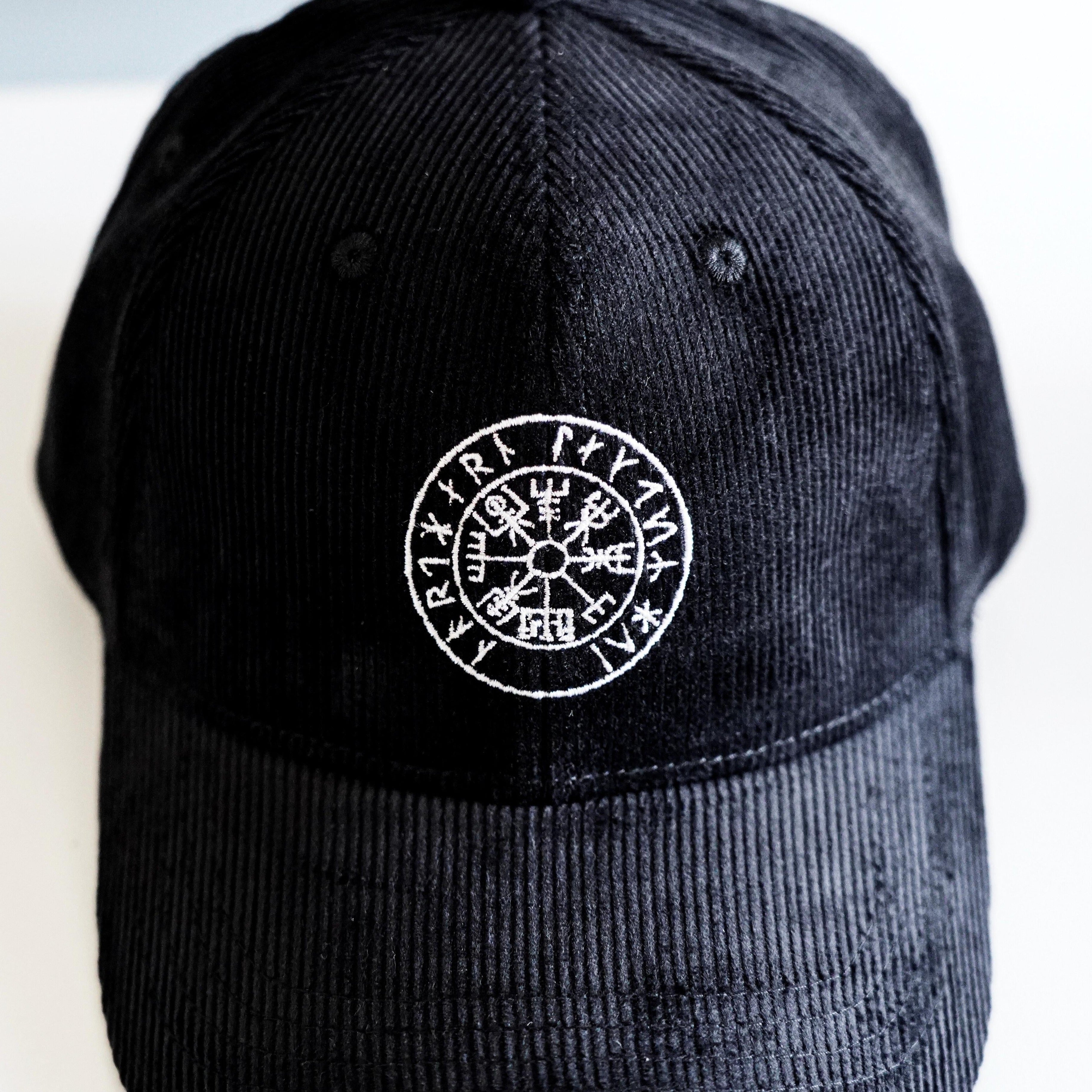 Vegvisir cap - Sort fløjl