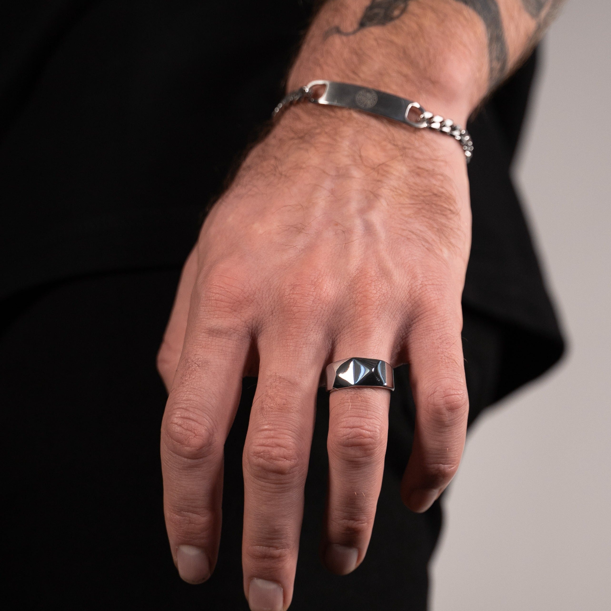 Kant Signature ring - Sølvtonet