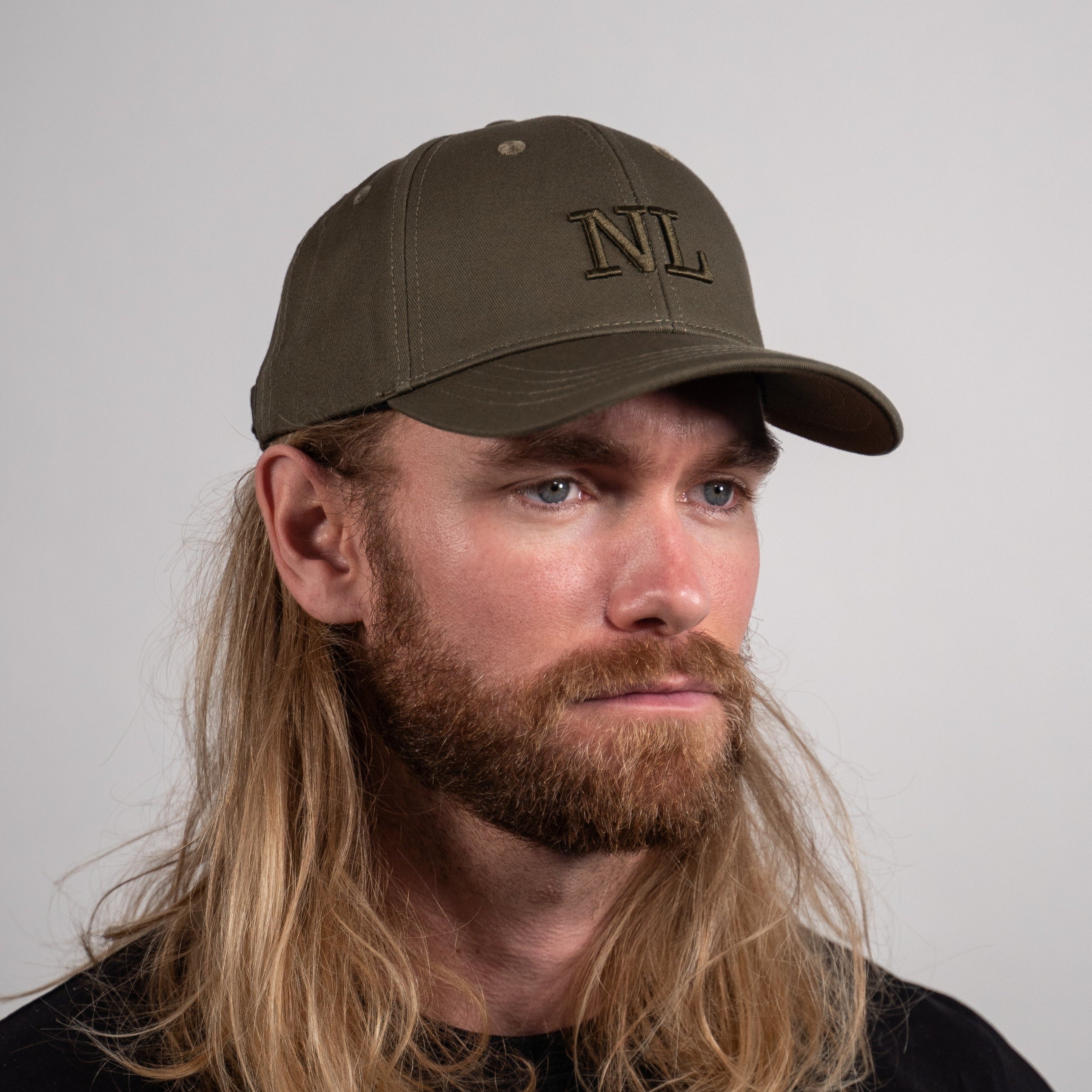 NL Dad cap - Støvet Grøn