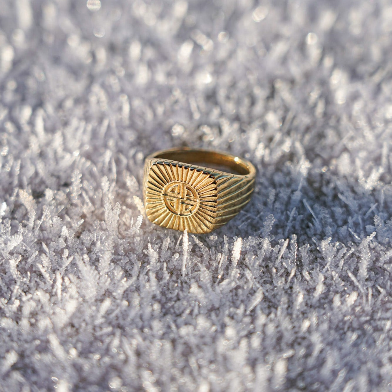 Knot Signature - Guldtonet ring