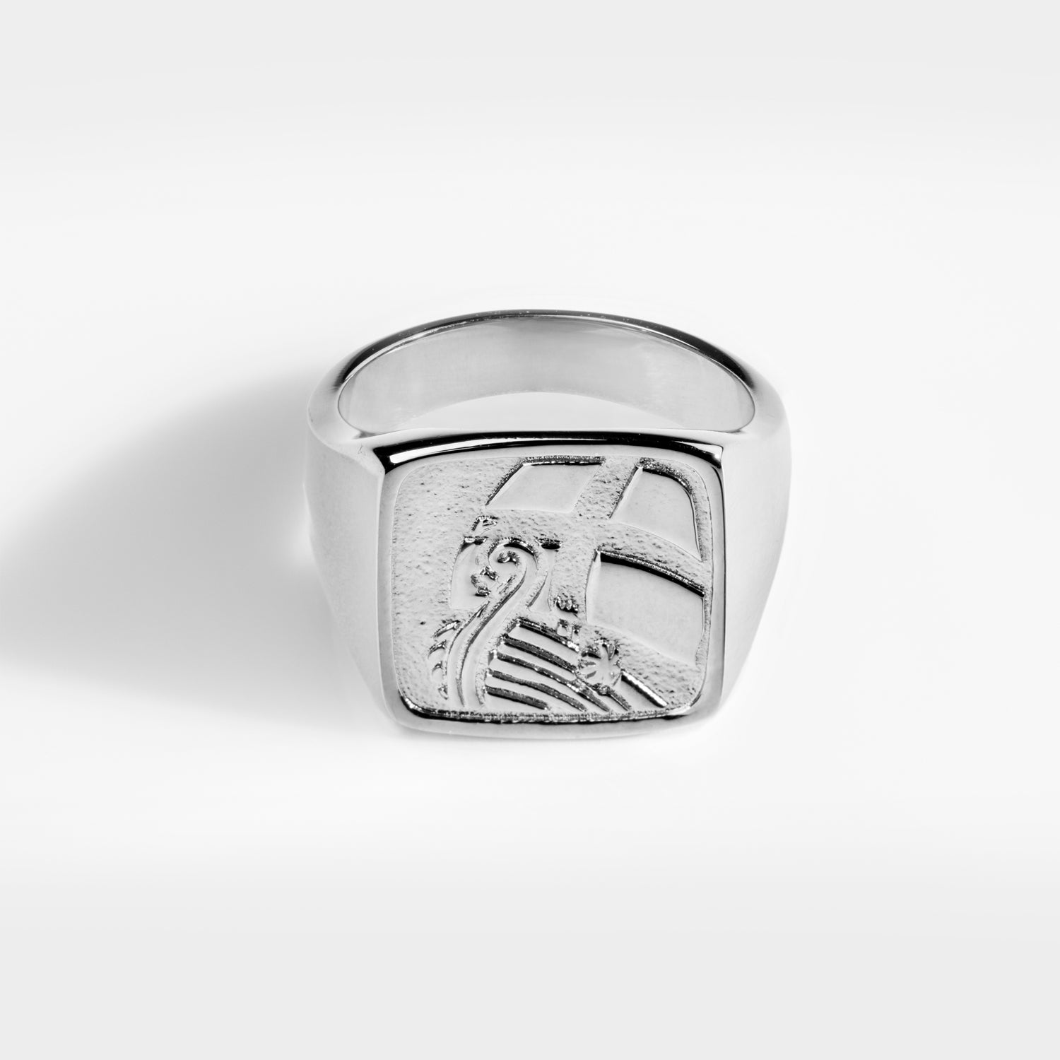 Explorer Oversize Signature - Sølvtonet ring