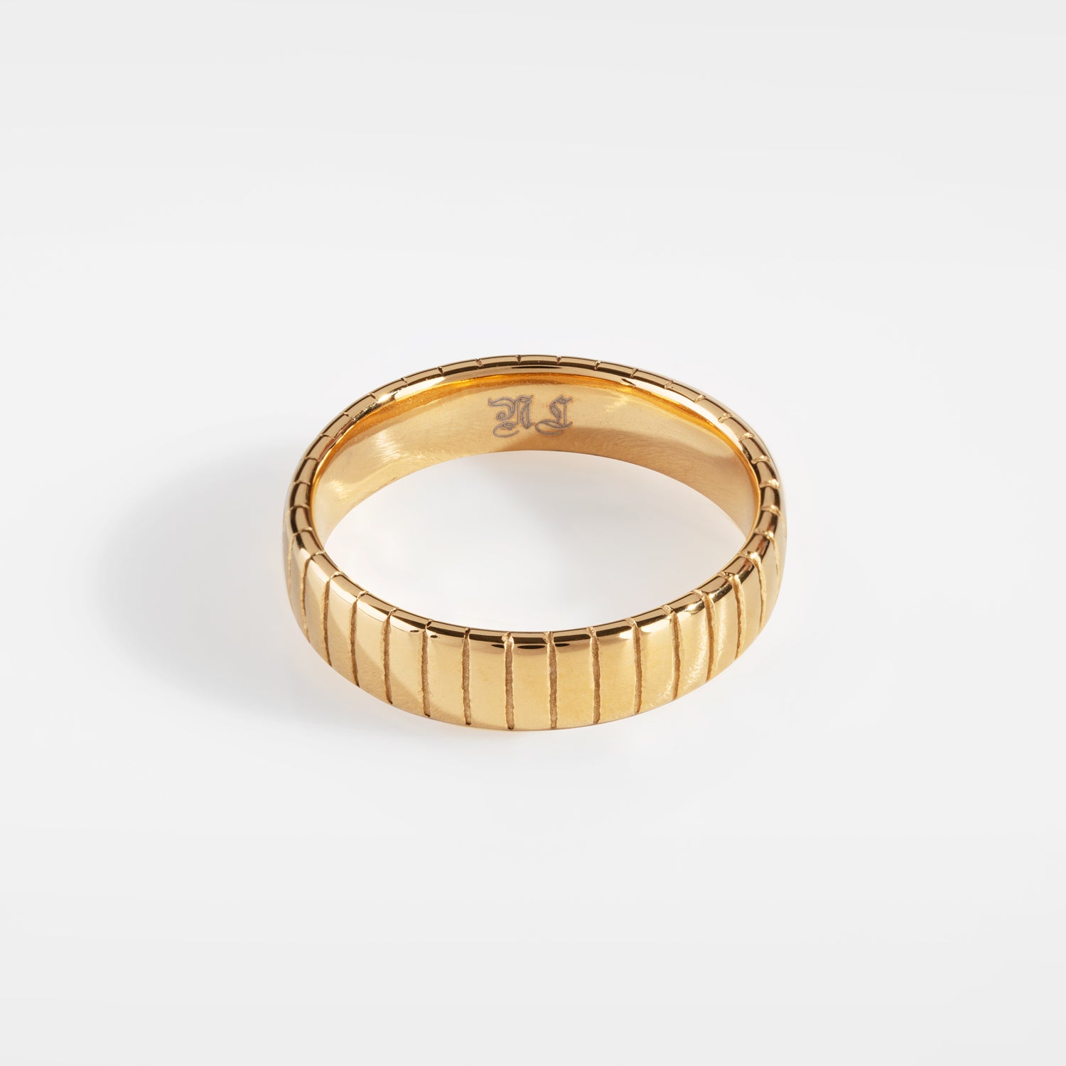Siempre Cut band - Guldtonet ring
