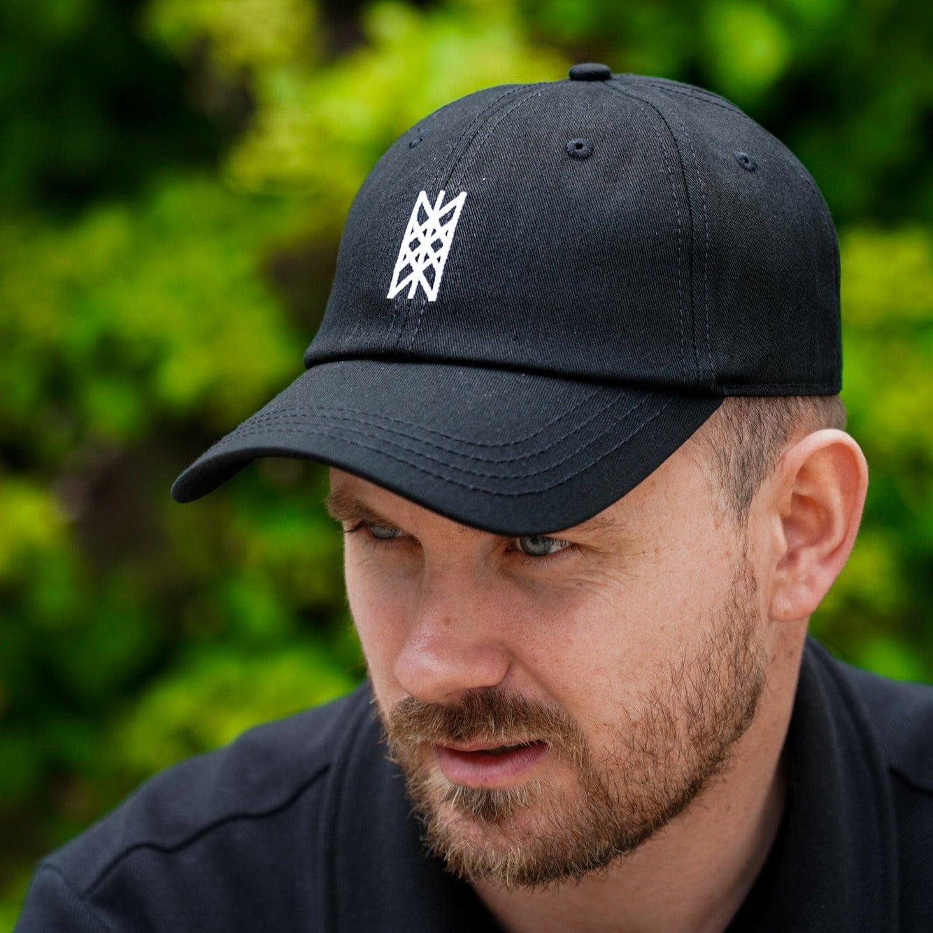 Web of Wyrd cap - Sort/hvid