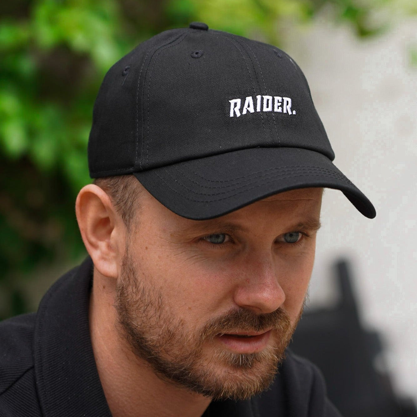 Raider Dad cap - Sort/hvid