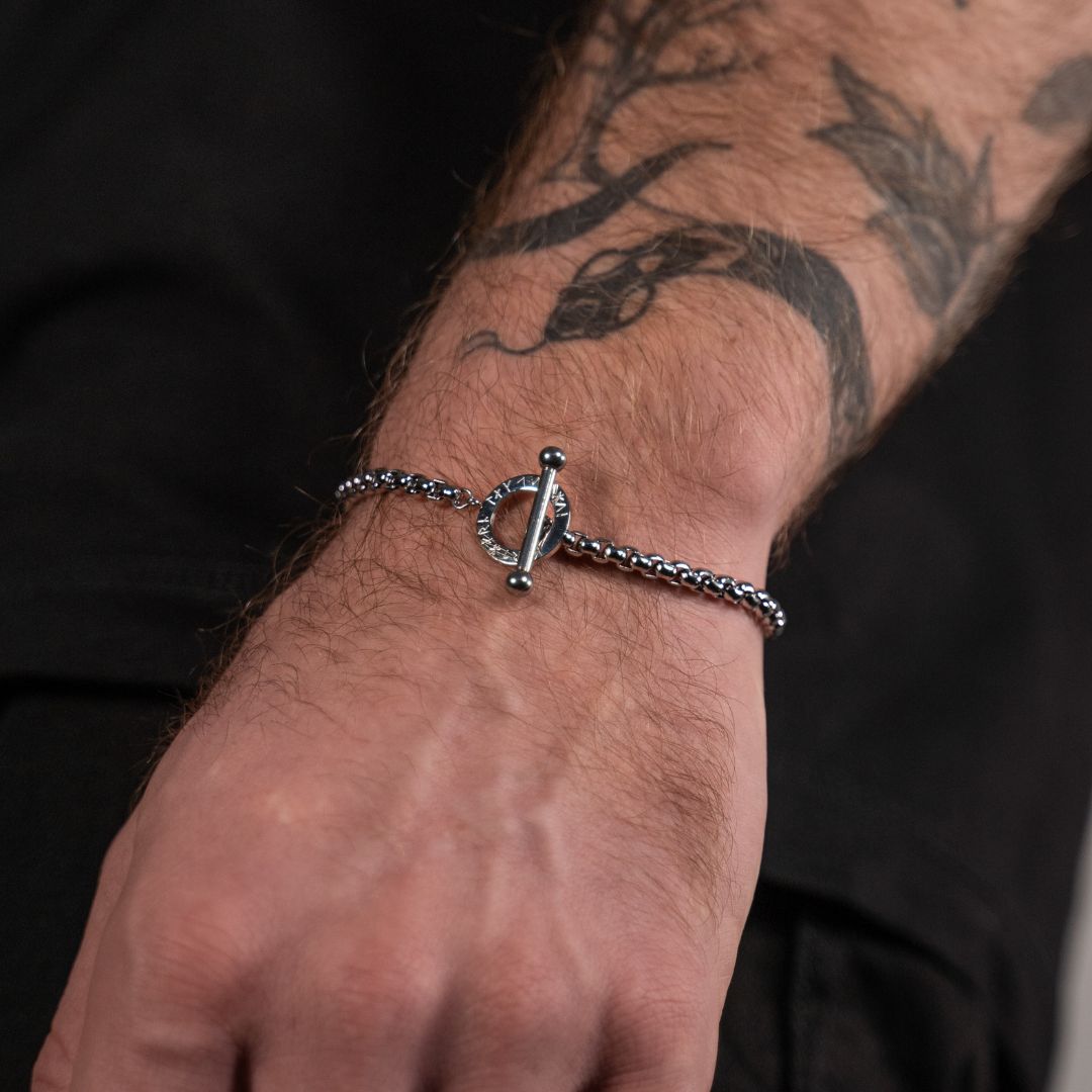 Ragnar armbånd - Sølvtonet