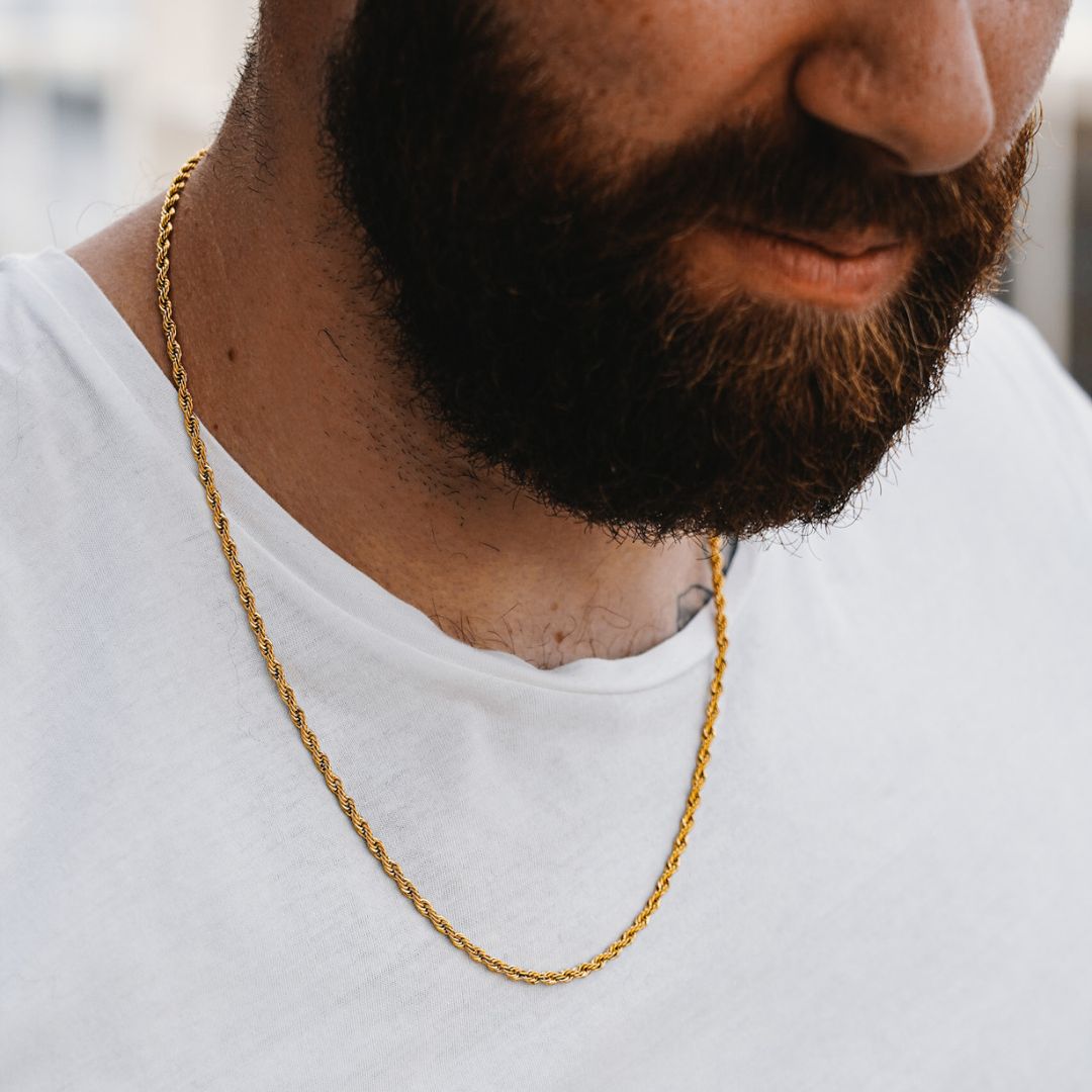 Rope halskæde - Guldtonet