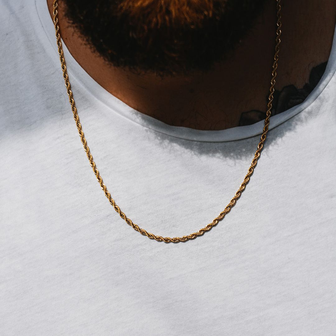 Rope halskæde - Guldtonet
