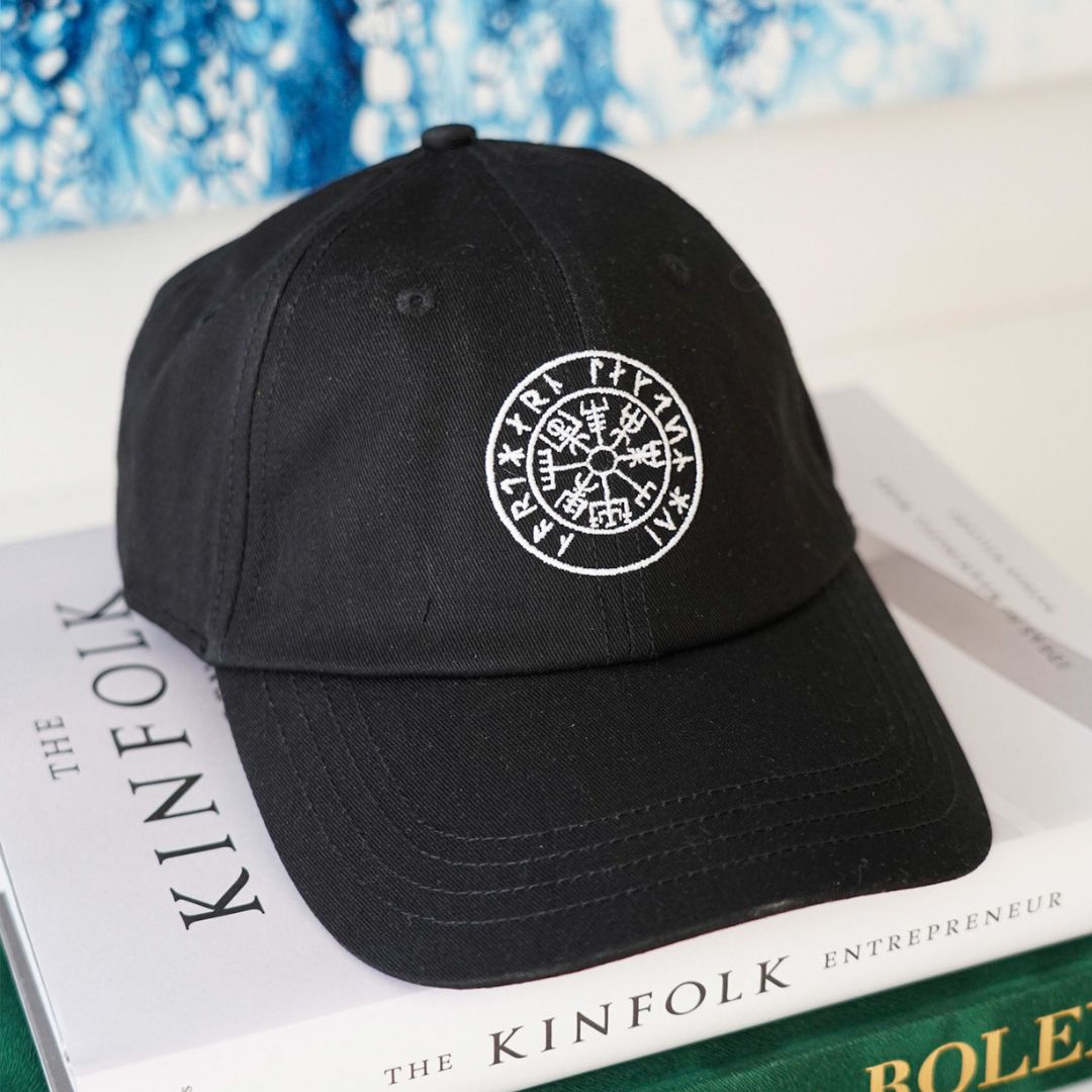 Vegvisir Dad cap - Sort/hvid