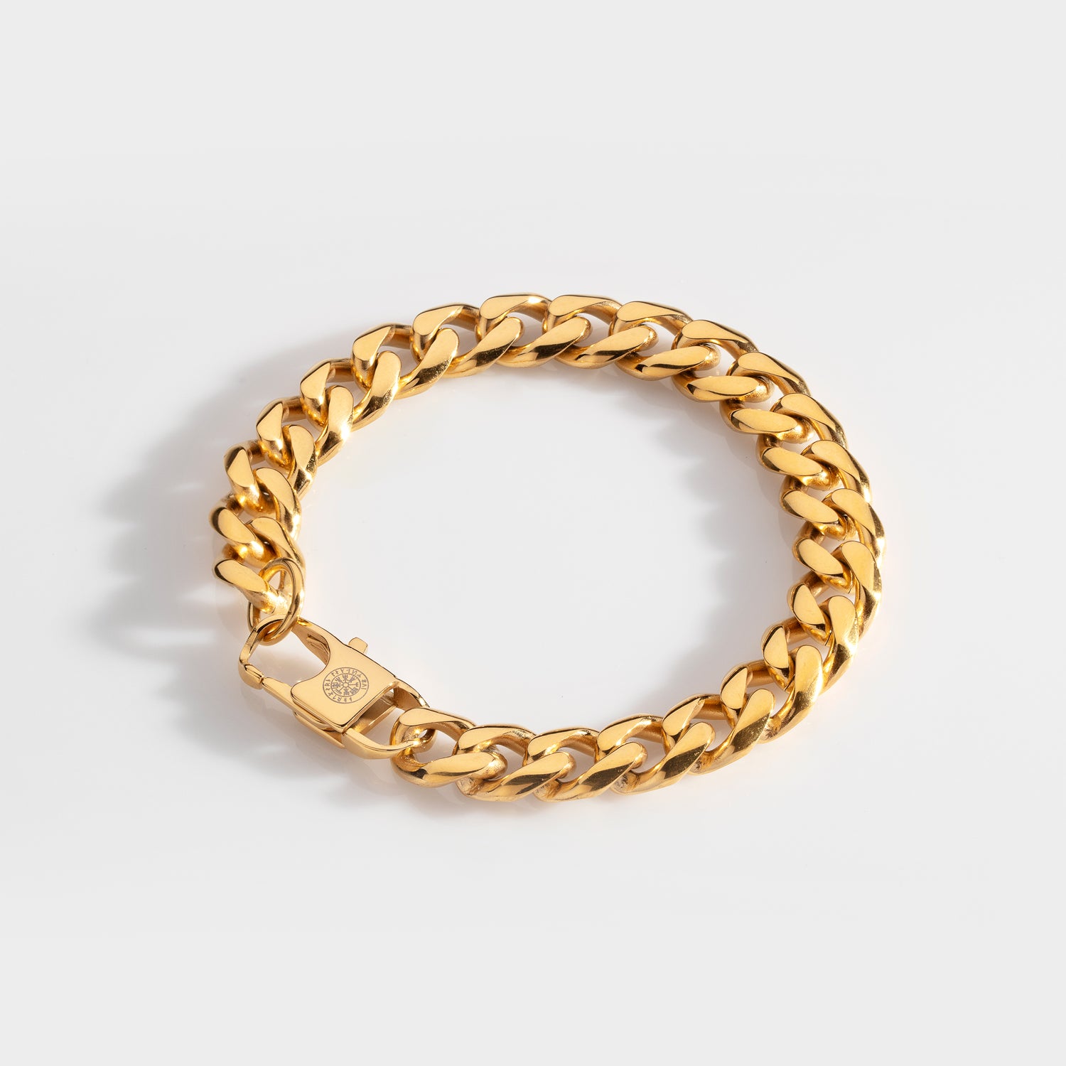 Sequence Oversize armbånd - Guldtonet