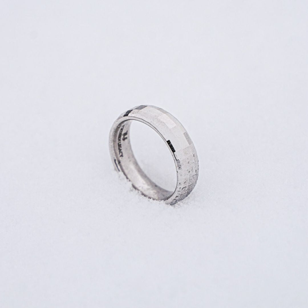 Siempre Cushion band - Sølvtonet ring