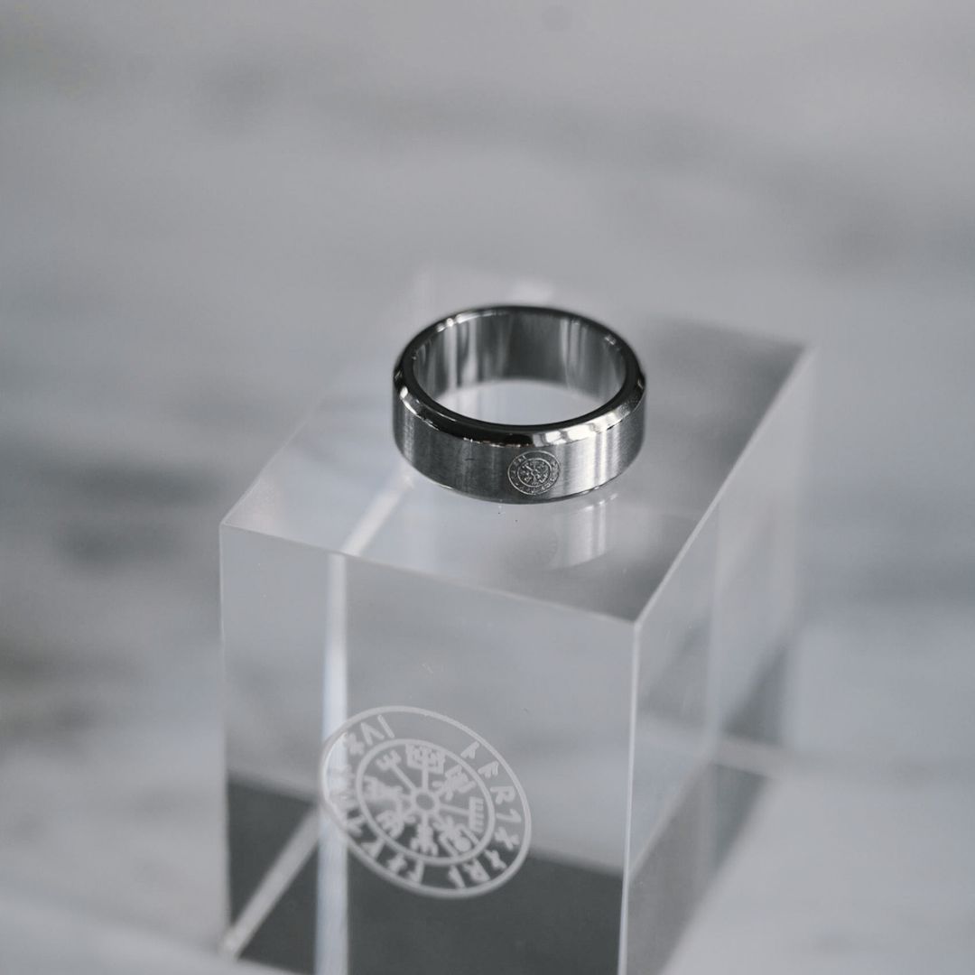 Siempre Vegvisir band - Sølvtonet ring