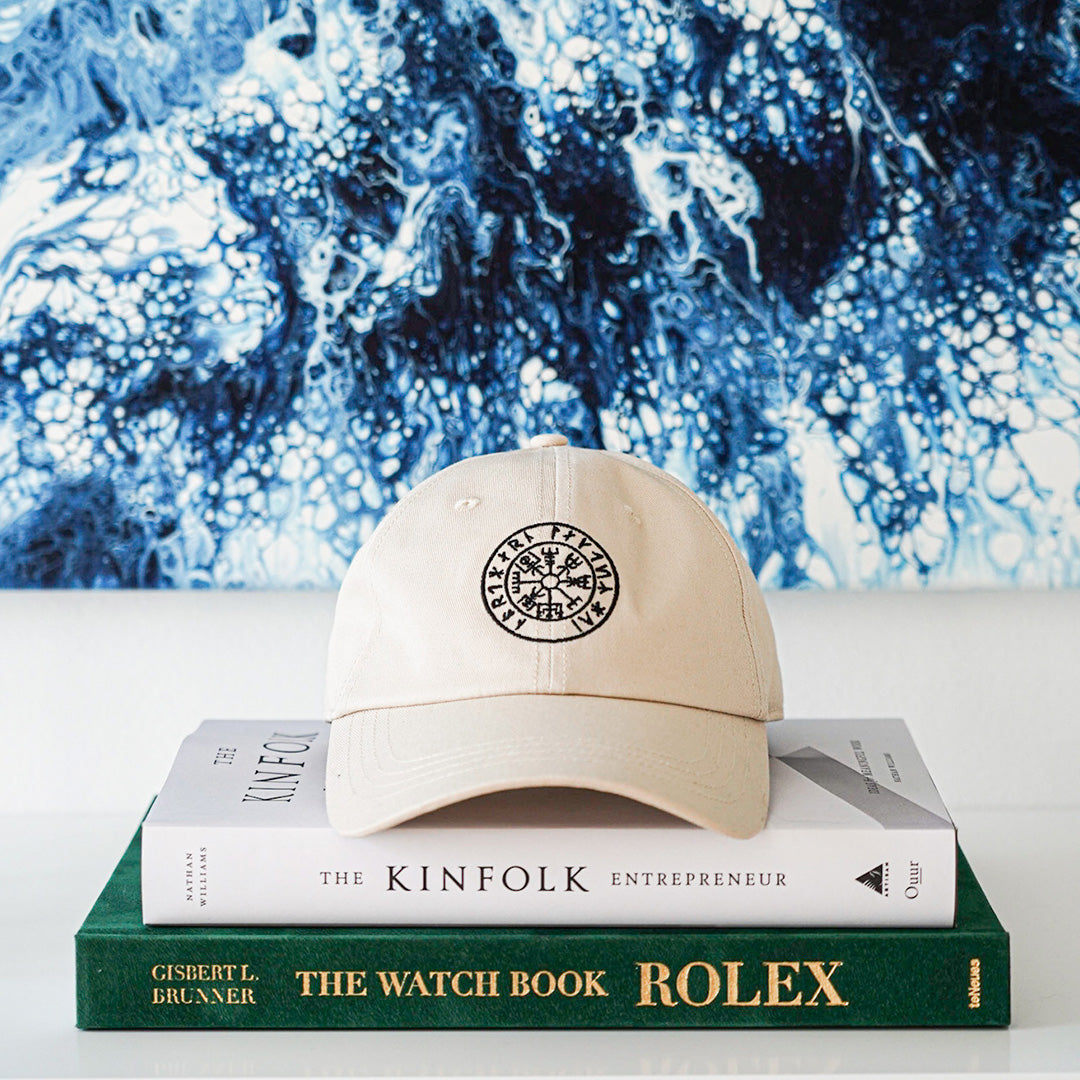 Vegvisir Dad cap - Sandfarvet/sort