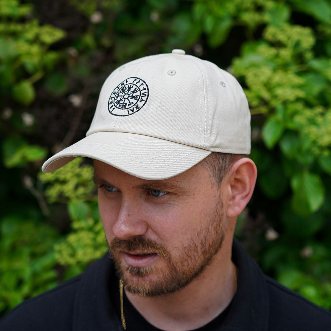 Vegvisir Dad cap - Sandfarvet/sort