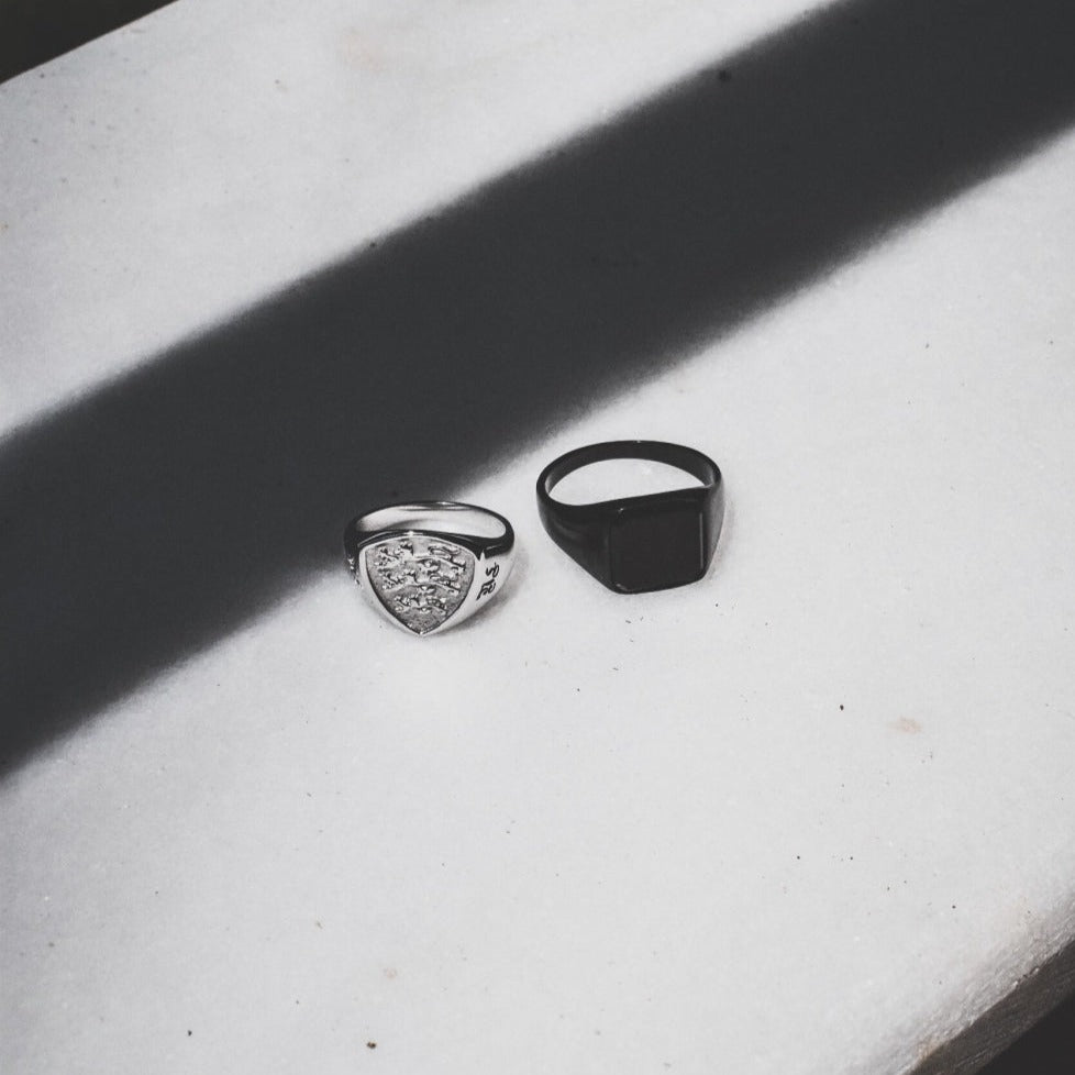 PANTHERA POLYGON RING (SØLV)