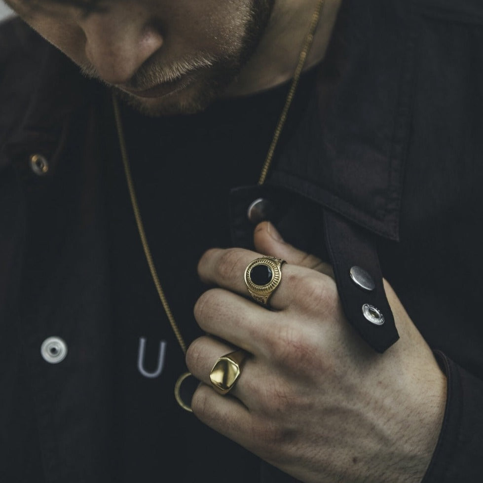 Classic Signature - Guldtonet ring