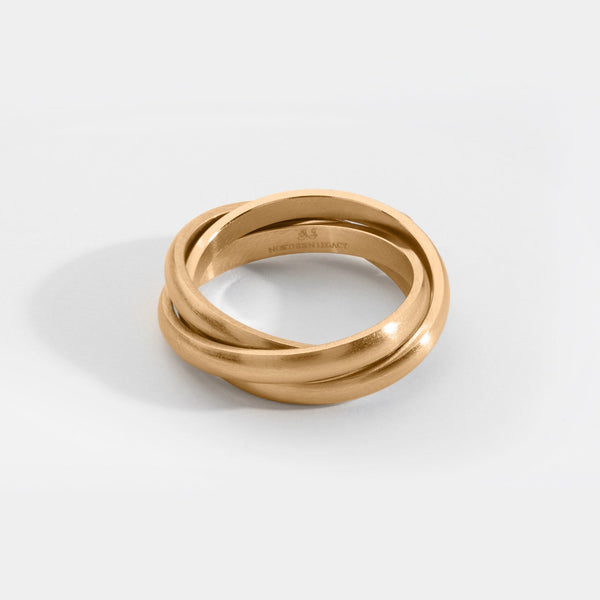 HELIX BAND RING (GULD)