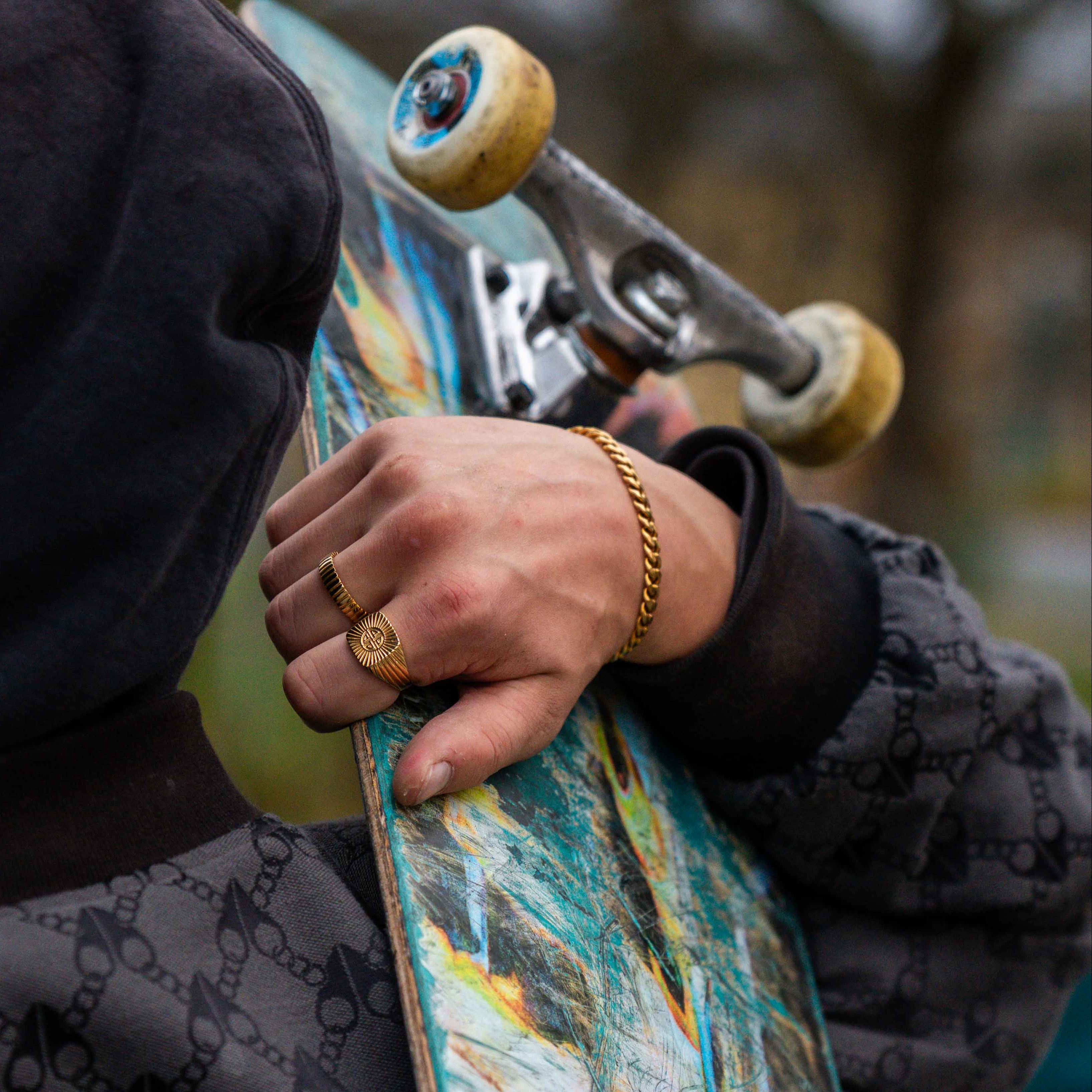 Sequence armbånd - Guldtonet