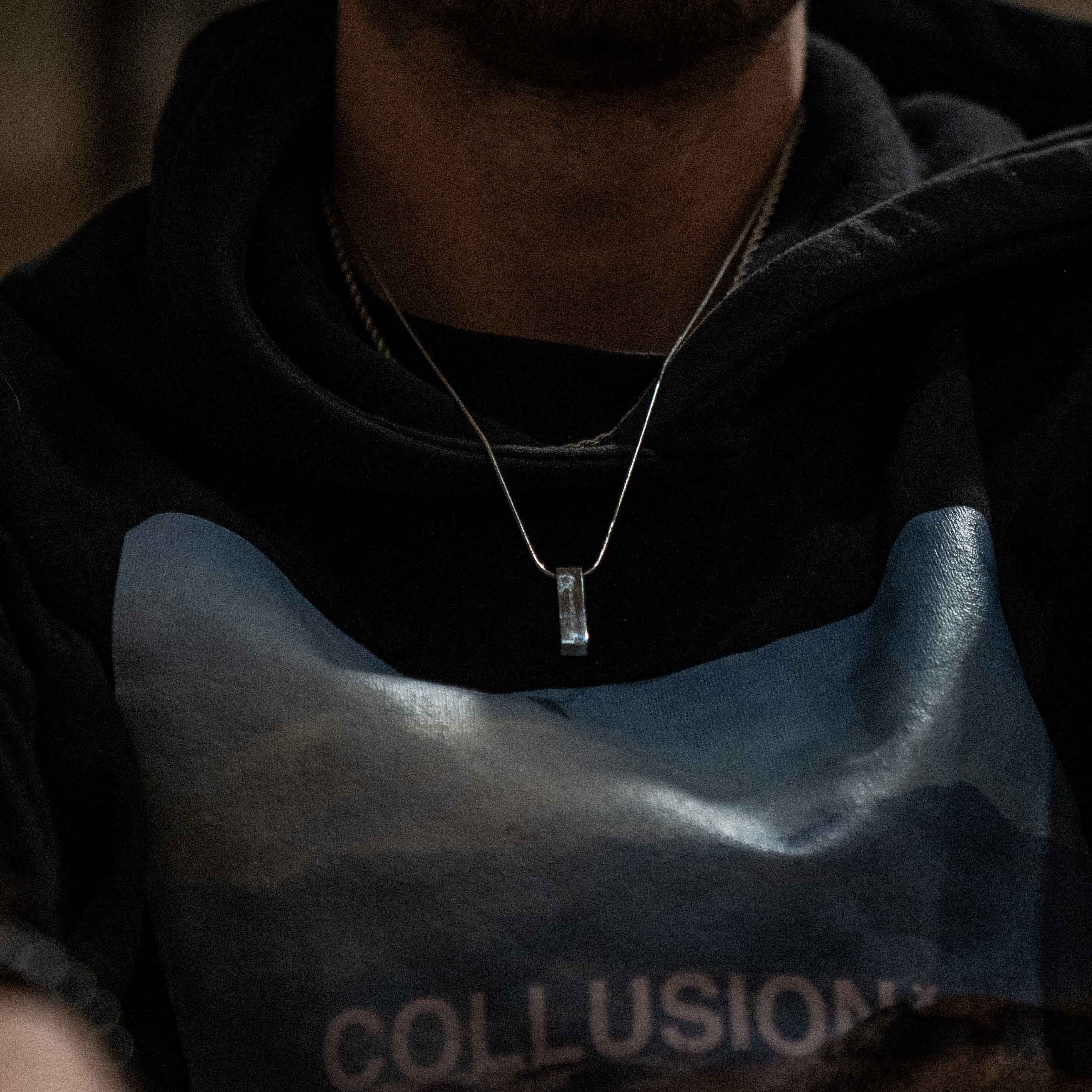 Runestone Halskæde - Sølvtonet