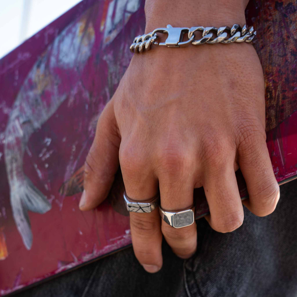IMPACT SIGNET RING (SØLV)