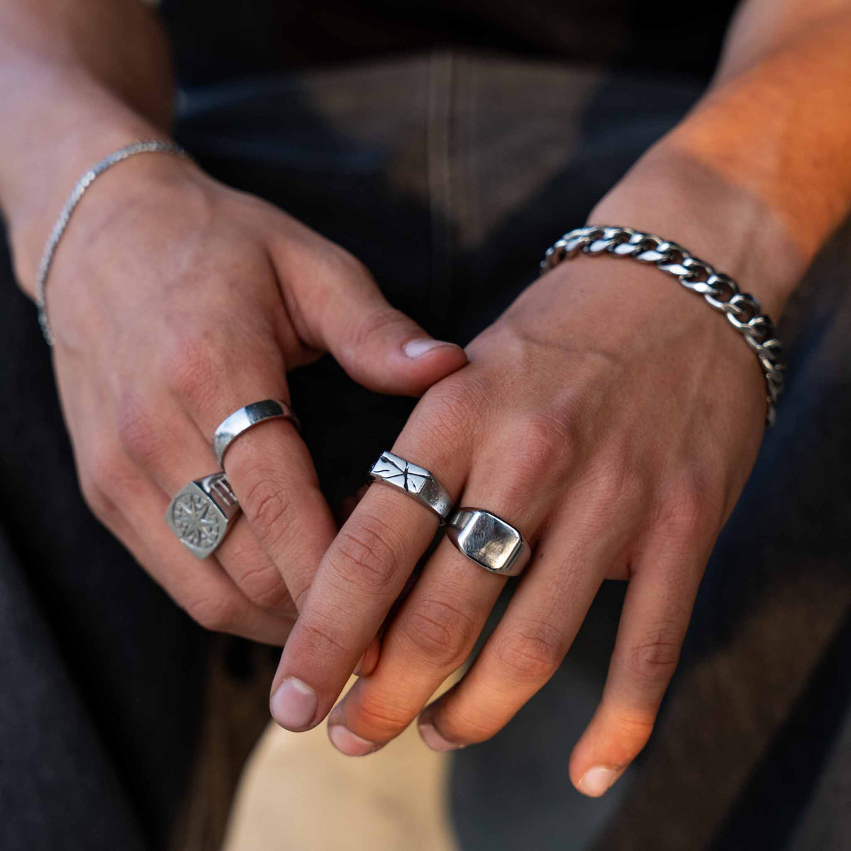 IMPACT SIGNET RING (SØLV)