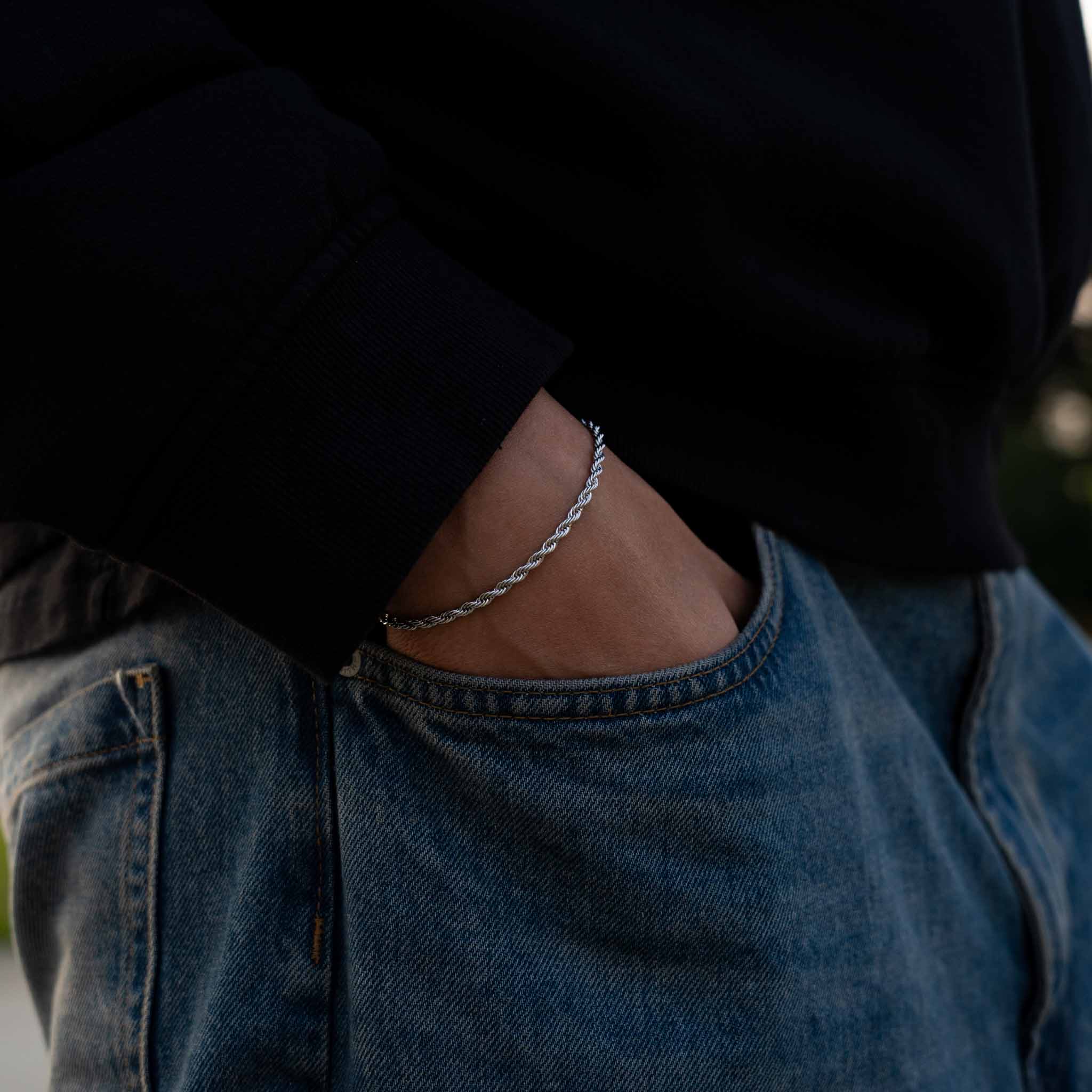 ROPE ARMBÅND (SØLV)