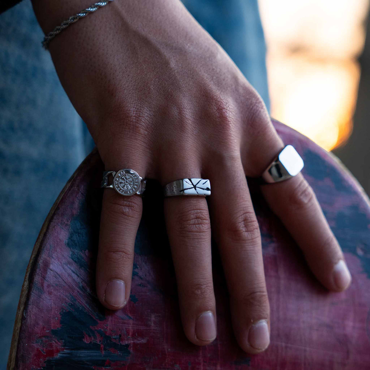 IMPACT SIGNET RING (SØLV)