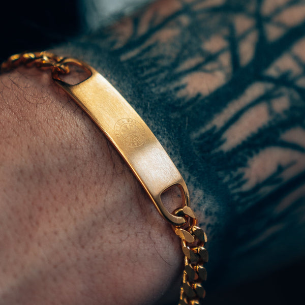 SEQUENCE TAG ARMBÅND (GULD)