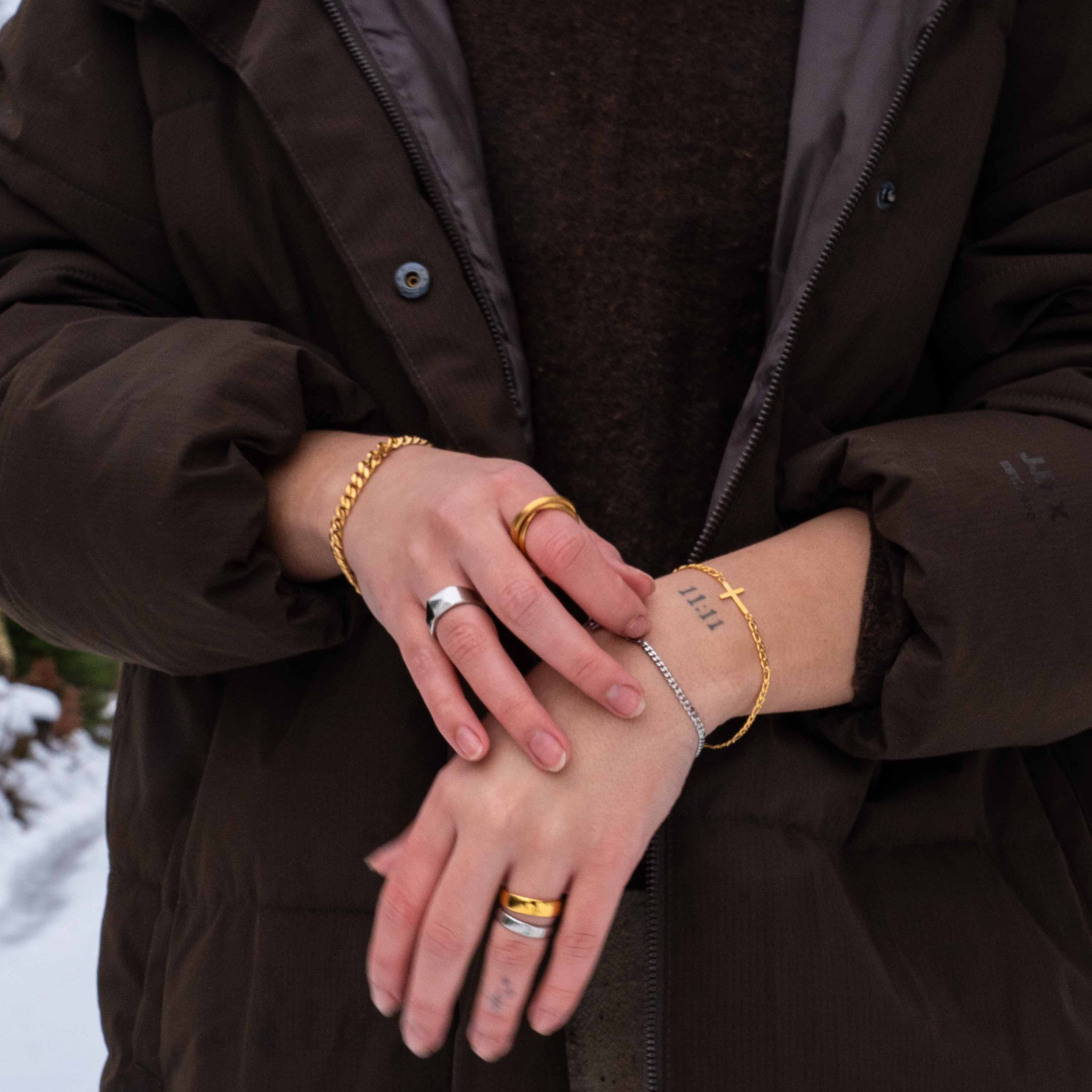 Sequence armbånd, Guldbelagt