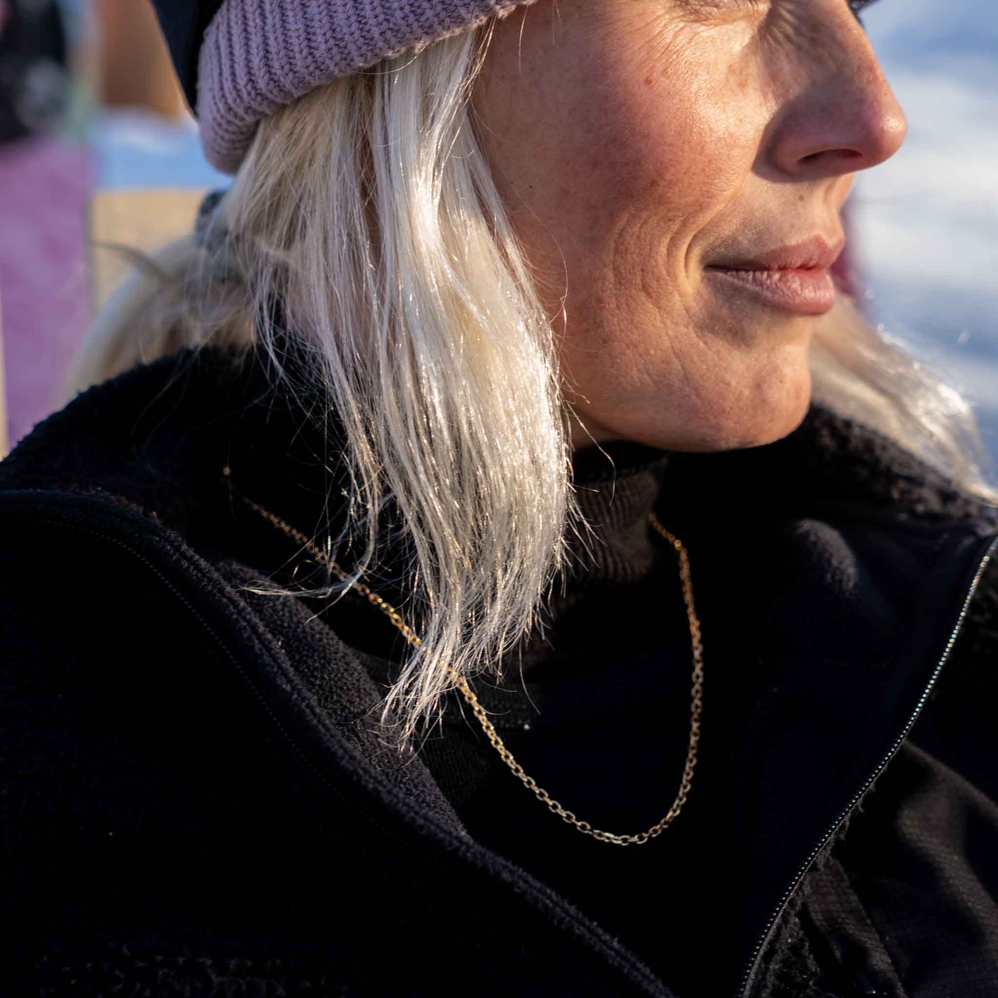 Cable halskæde, Guldbelagt