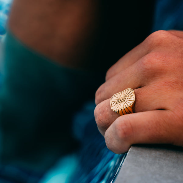 GUNGNIR SIGNET RING (GULD)