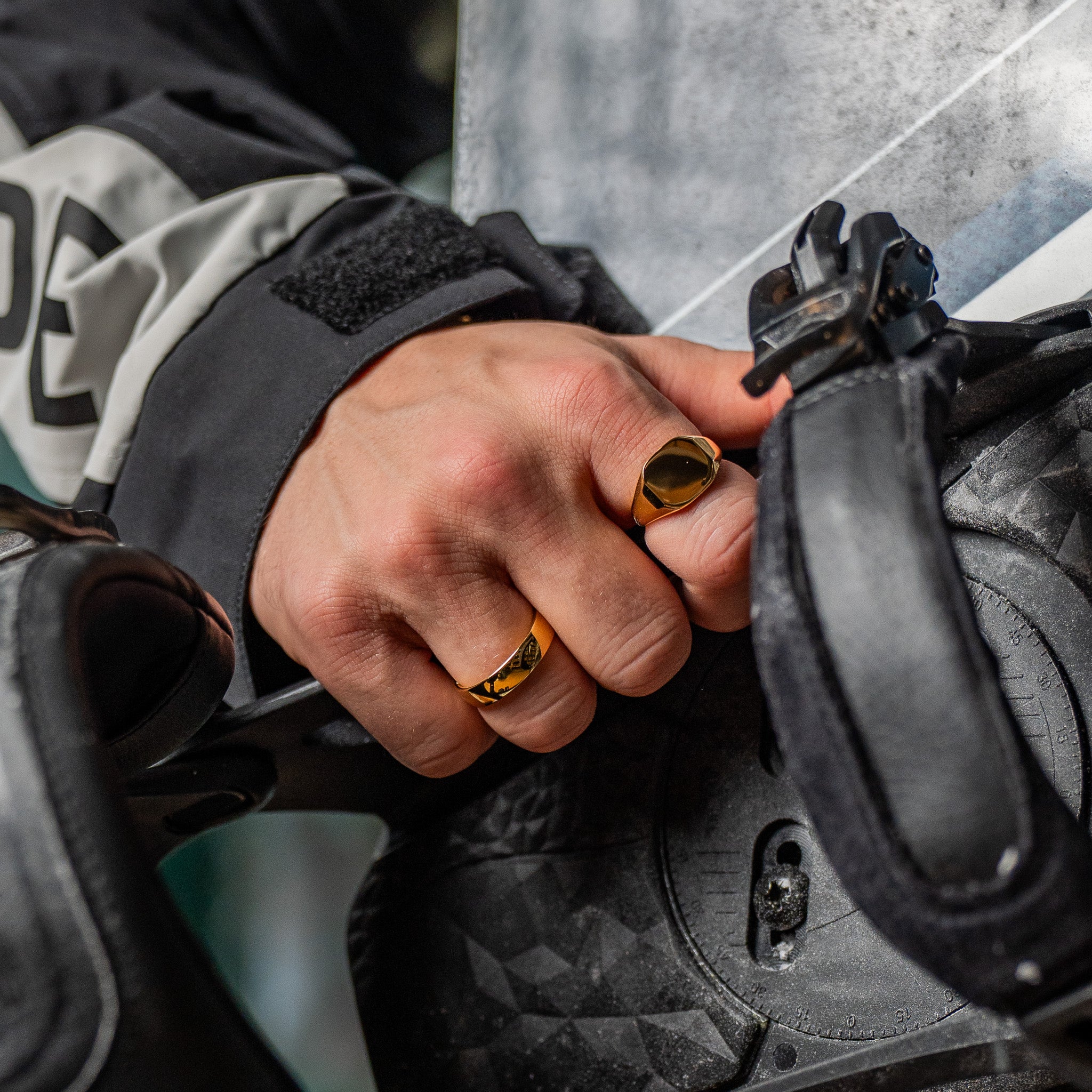 Classic Signature - Guldtonet ring