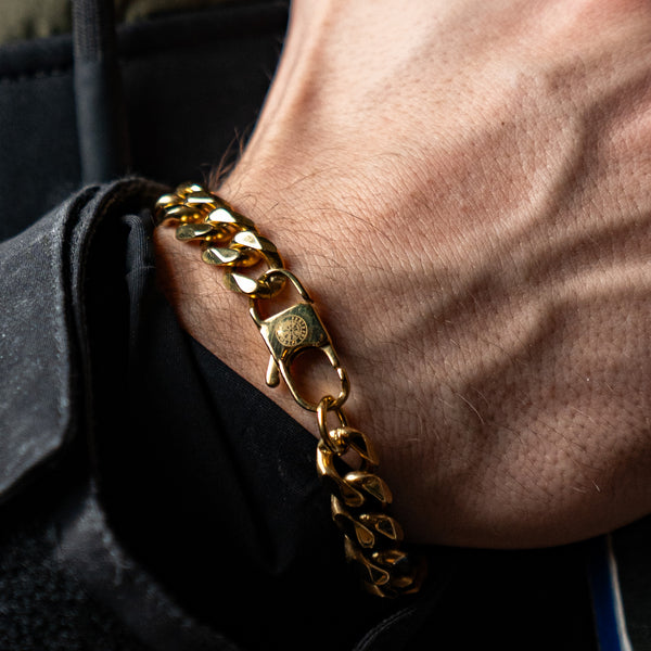 SEQUENCE OVERSIZE ARMBÅND (GULD)