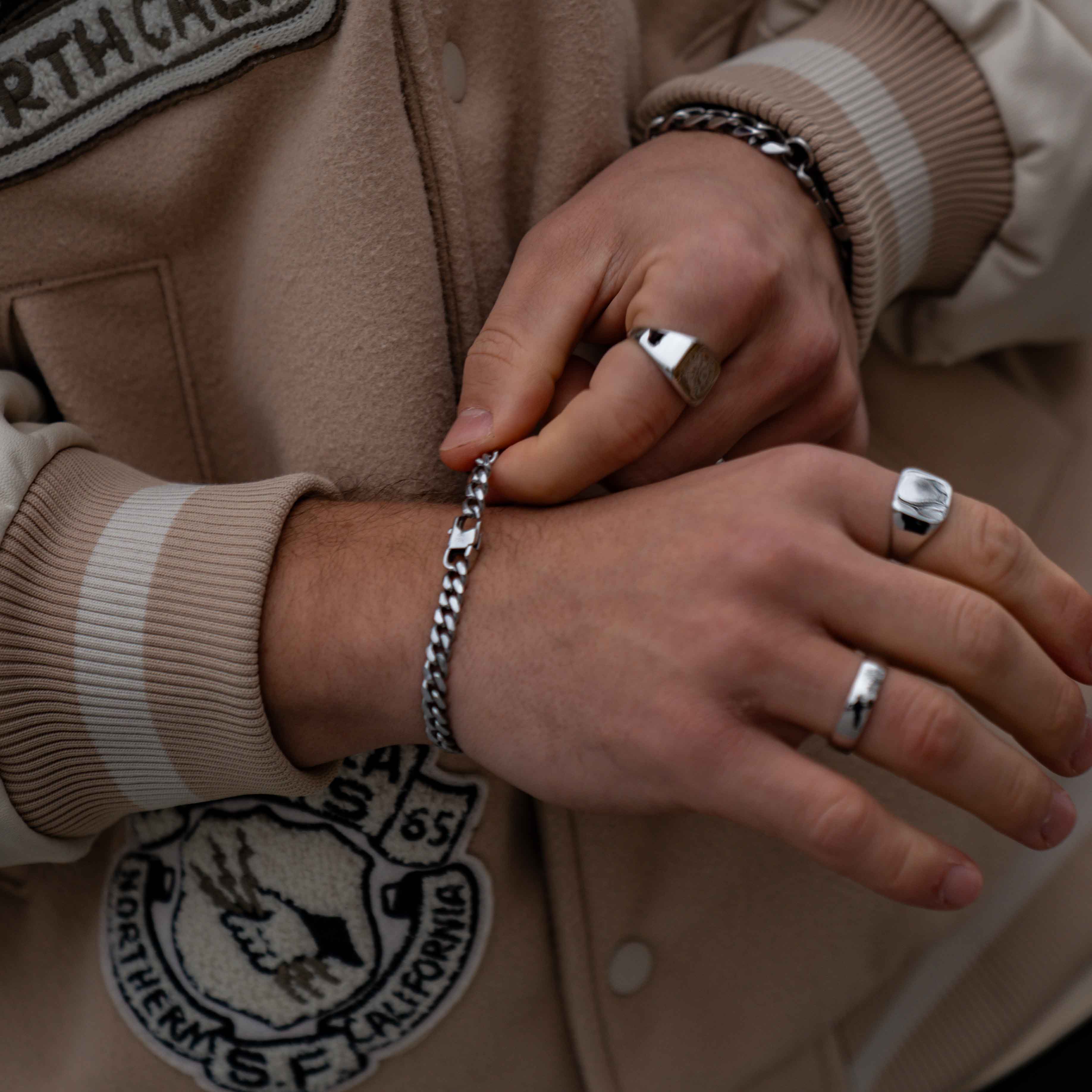 Sequence armbånd - Sølvtonet