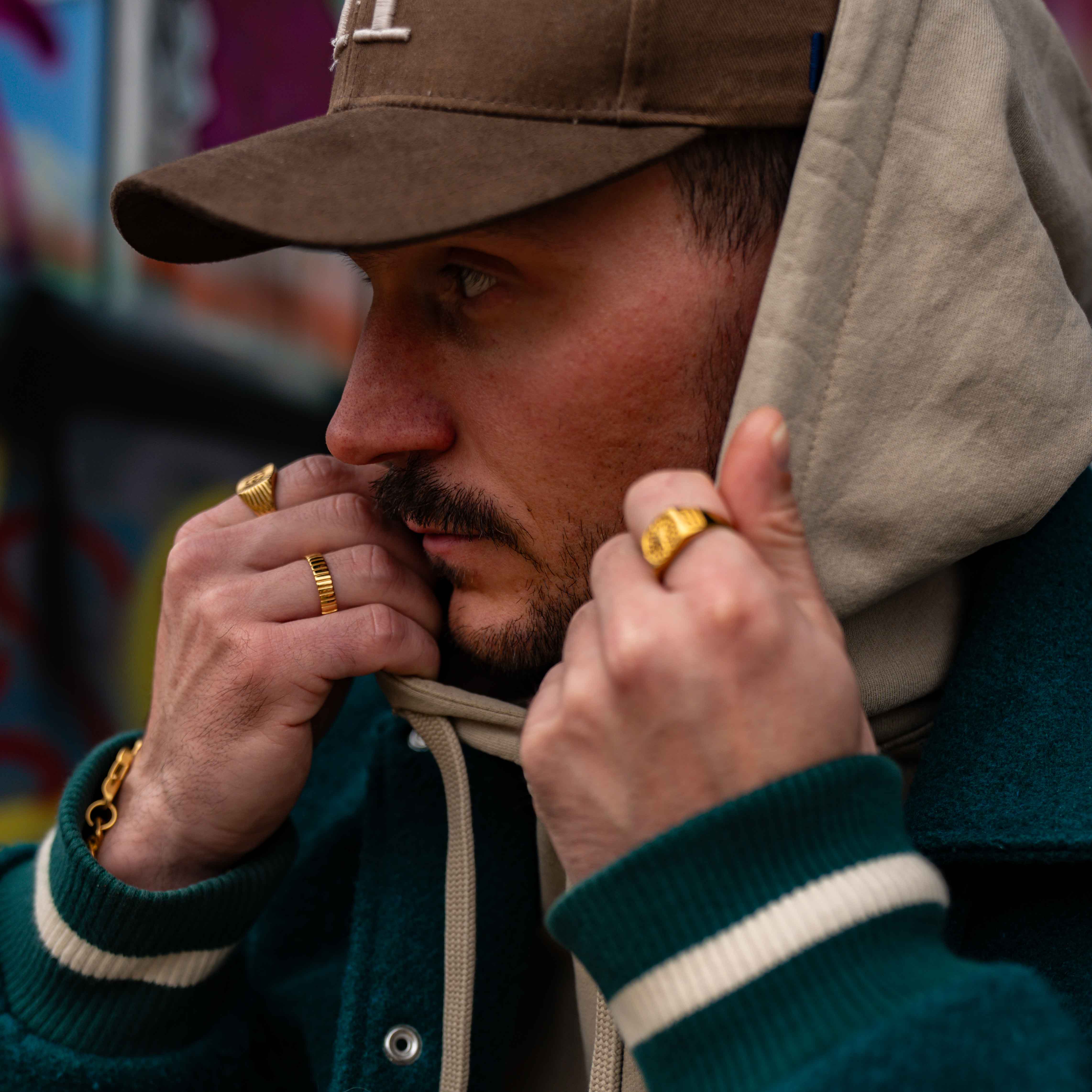 Siempre Cut band - Guldtonet ring