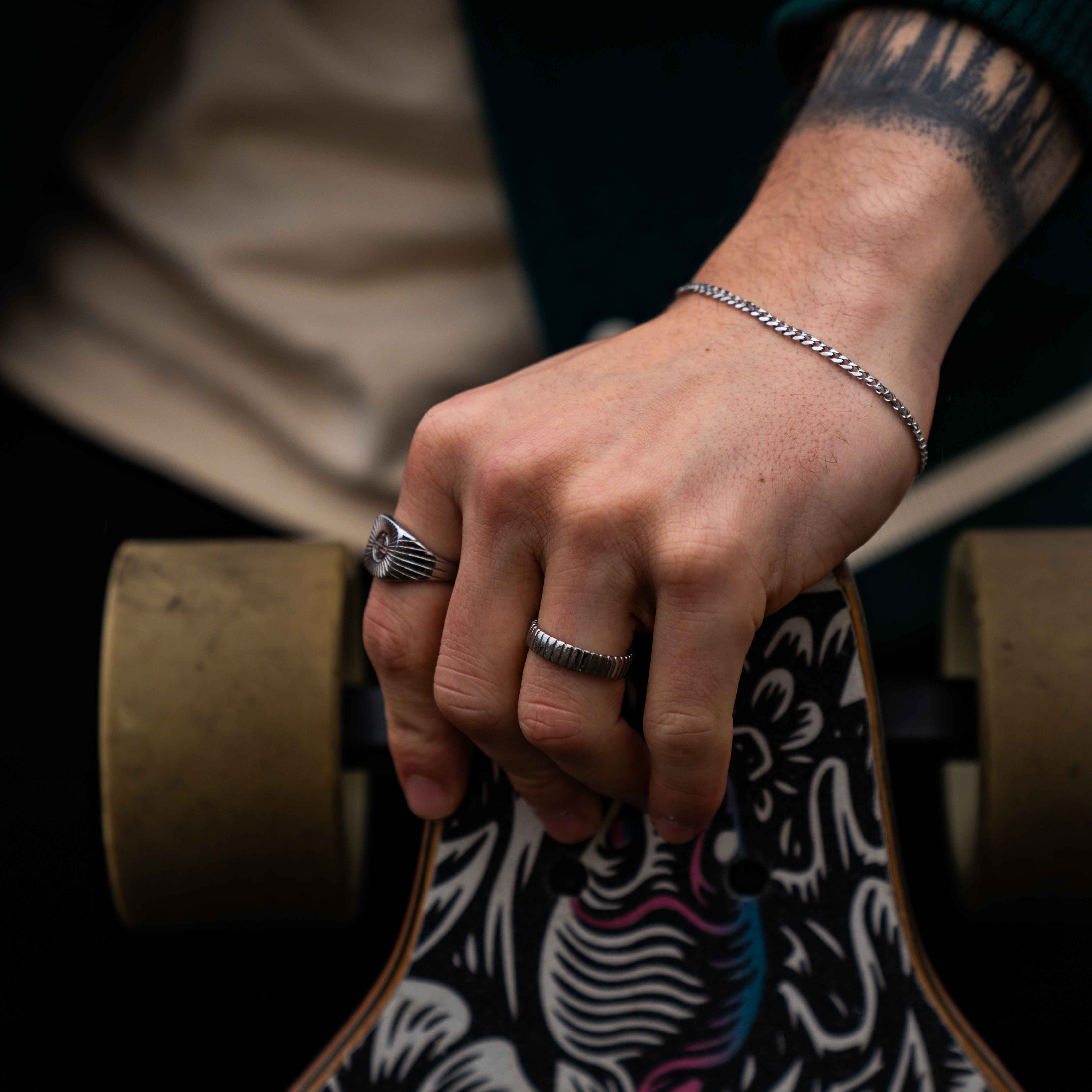 Knot Signature - Sølvtonet ring