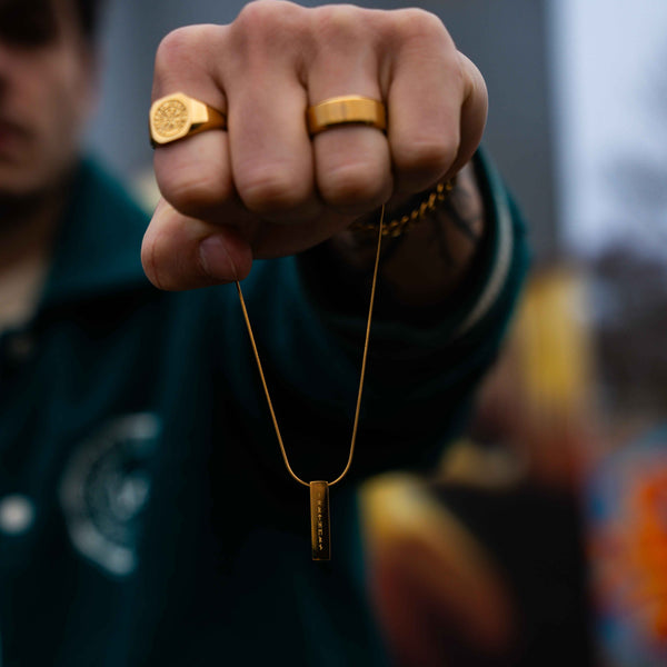 VEGVISIR SIGNET RING (GULD)