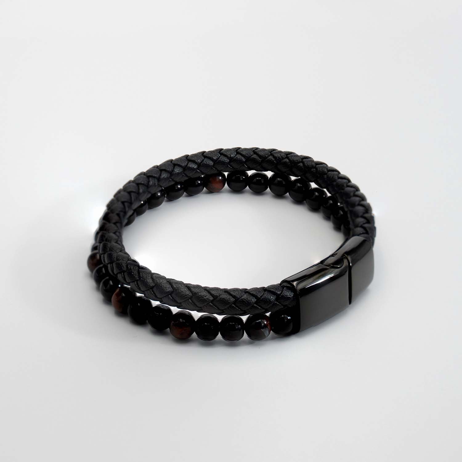 Fenrir Læder og Perler Armbånd