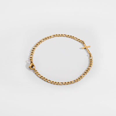 ANTIQUE CROSS ARMBÅND (GULD)