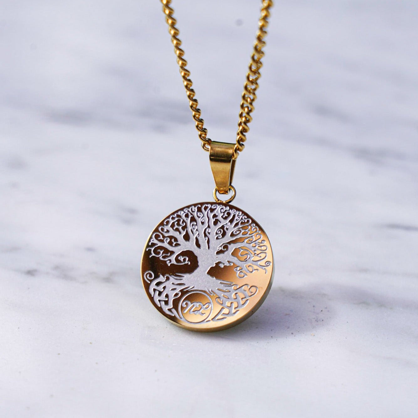 YGGDRASIL HALSKÆDE (GULD)