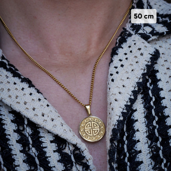 KNOT HALSKÆDE (GULD)