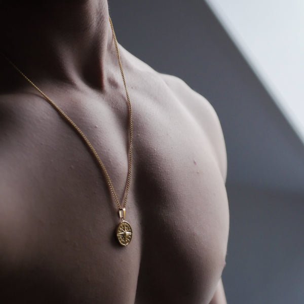 COMPASS PENDANT 2.0 (GULD)