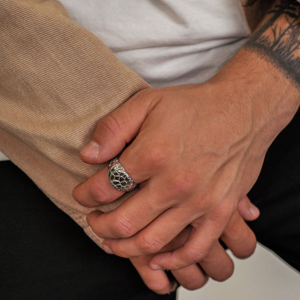 EARTHQUAKE SIGNATURE RING (SØLV)
