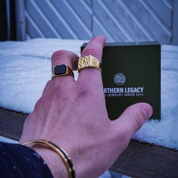 THOR SIGNATURE RING (GULD)